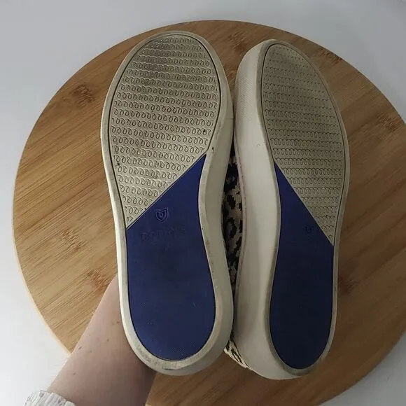 Rothy's Slip on Sneakers Animal Cheetah Print Women's Size 6