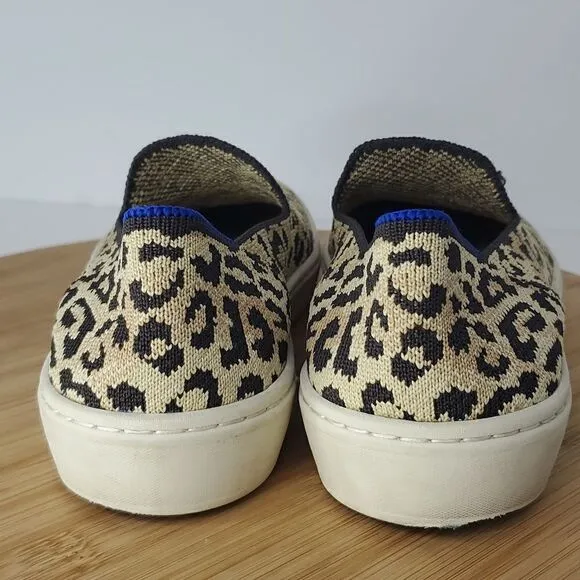 Rothy's Slip on Sneakers Animal Cheetah Print Women's Size 6