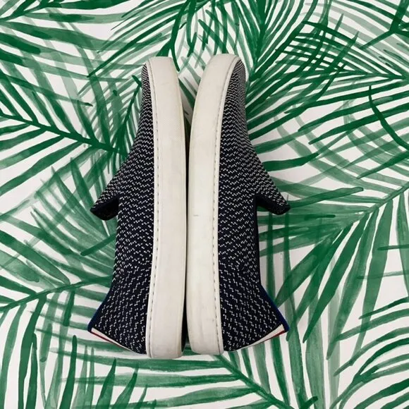 Rothys Slip On Sneakers in Maritime Gradient Navy Size 10.5