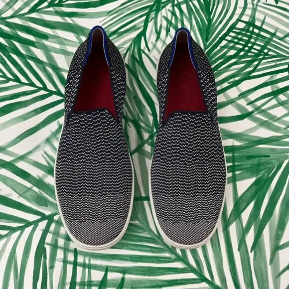 Rothys Slip On Sneakers in Maritime Gradient Navy Size 10.5