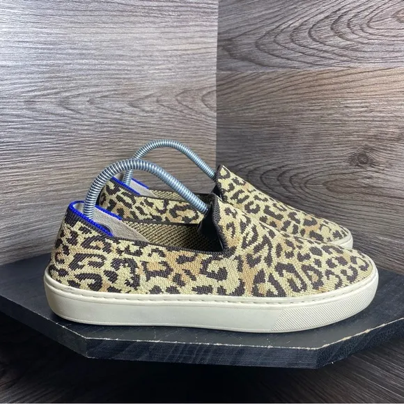 Rothy’s slip on sneakers leopard