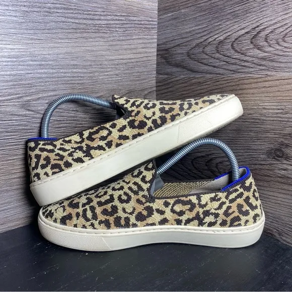 Rothy’s slip on sneakers leopard