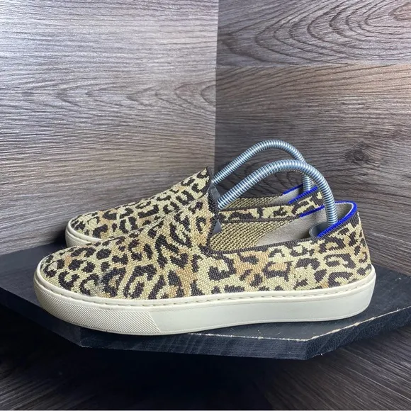 Rothy’s slip on sneakers leopard