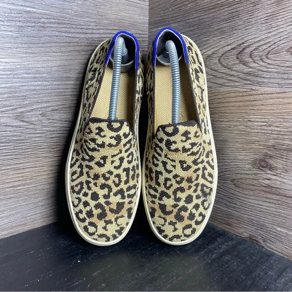 Rothy’s slip on sneakers leopard