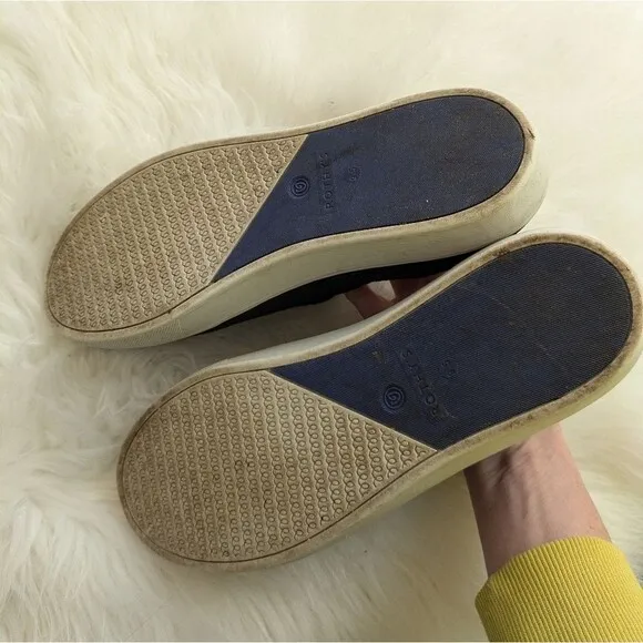 ROTHY'S Slip On Sneakers Navy Blue 9.5