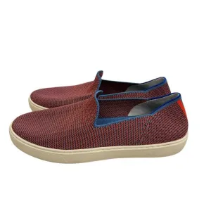 Rothy’s Tangerine Triple Stitch Sneakers Size 10.5 Slip On