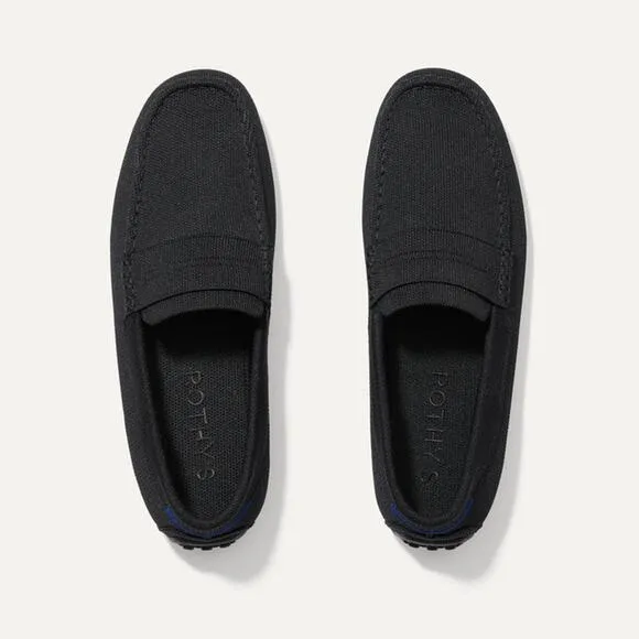 Rothy's The Driving Loafer in Black Men’s Size 11.5