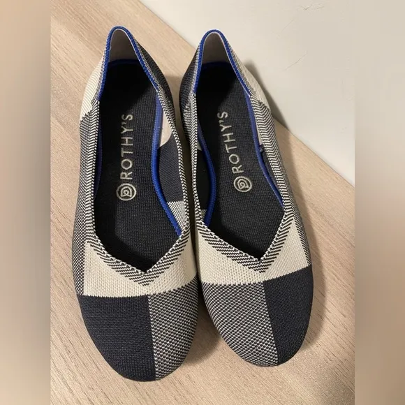 ROTHY’S | The Flat Captoe Plaid size 9.5