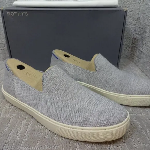 Rothy’s The Merino Women's Size 11 US Cloud Gray Comfort Slip On Sneakers