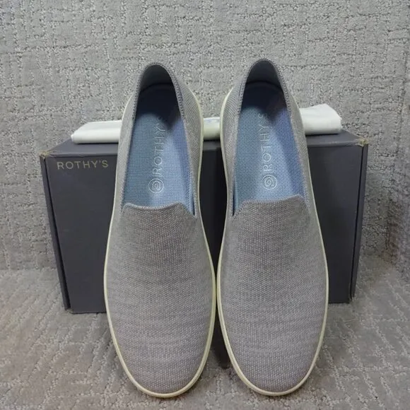 Rothy’s The Merino Women's Size 11 US Cloud Gray Comfort Slip On Sneakers