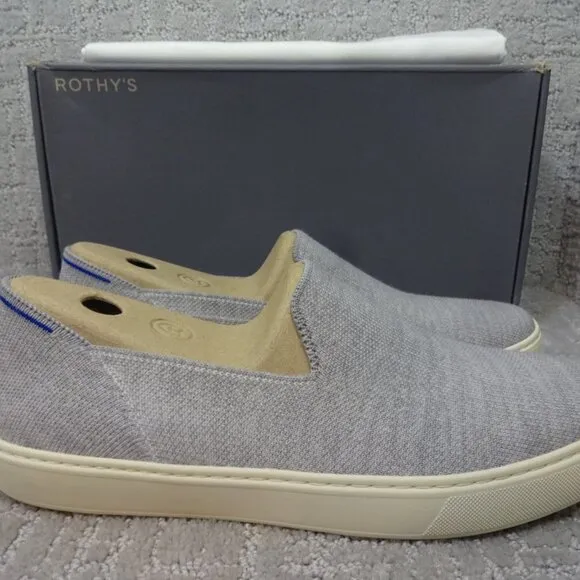 Rothy’s The Merino Women's Size 11 US Cloud Gray Comfort Slip On Sneakers