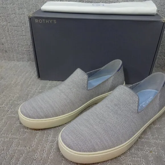 Rothy’s The Merino Women's Size 11 US Cloud Gray Comfort Slip On Sneakers