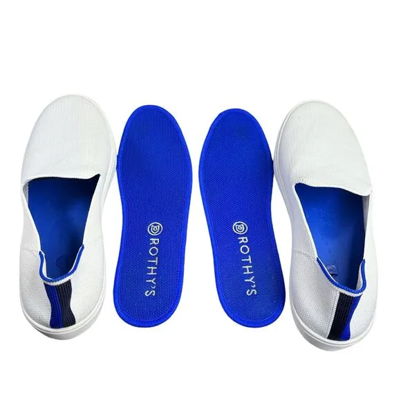 Rothy's The Original Slip On Sneaker Bright White Women 8