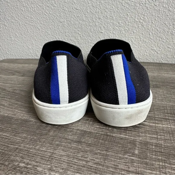 Rothy’s The Original Slip On Sneakers Black Women’s Size 8.5