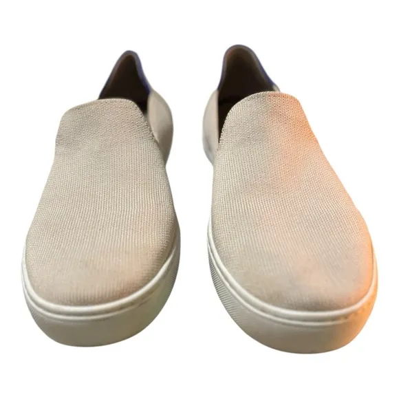 Rothy’s The Original Slip On Sneakers Size 9.5 Sand / Beige Slip-On Sneakers