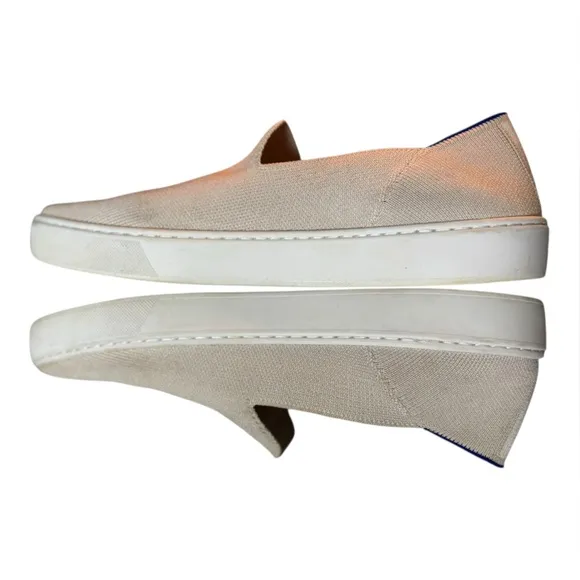 Rothy’s The Original Slip On Sneakers Size 9.5 Sand / Beige Slip-On Sneakers