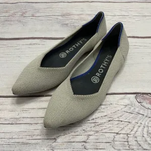 Rothy’s The Point Flat Birdseed Flax Grey Size 7.5