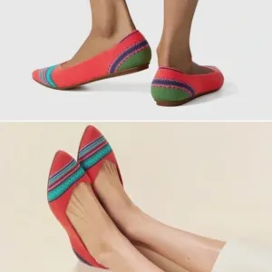 Rothy’s The Point Merino Wool Blaze Ribbon Stripe