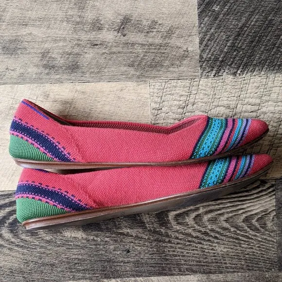 Rothy’s The Point Merino Wool Blaze Ribbon Stripe