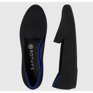 Rothy's The Round Ballet Flat Slip-On Comfortable Black Size 7 NWOT
