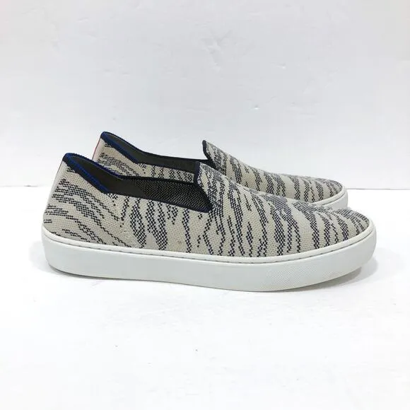 Rothy's The Sneaker Maritime Tiger Slip On Sneakers