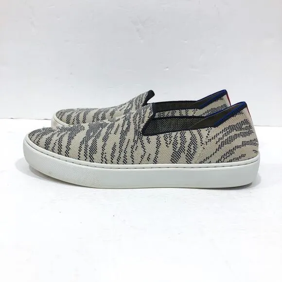 Rothy's The Sneaker Maritime Tiger Slip On Sneakers