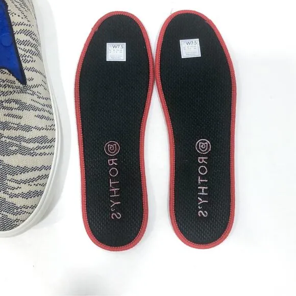 Rothy's The Sneaker Maritime Tiger Slip On Sneakers