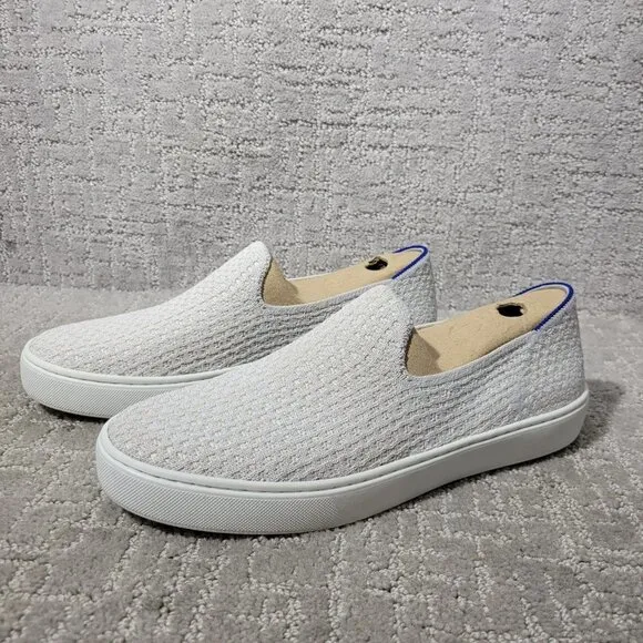 Rothy’s The Sneaker Women's Size 9 US Salt Honey Comfort Slip On Sneakers