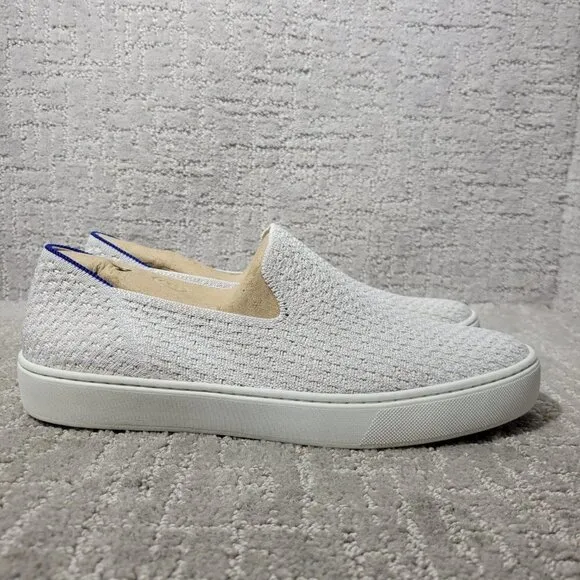Rothy’s The Sneaker Women's Size 9 US Salt Honey Comfort Slip On Sneakers
