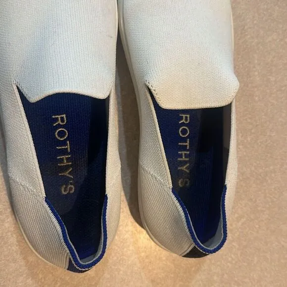 ROTHY’S White Slip On Sneakers