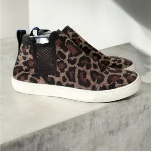 Rothy’s wildcat leopard print Chelsea slip on Sneakers 9