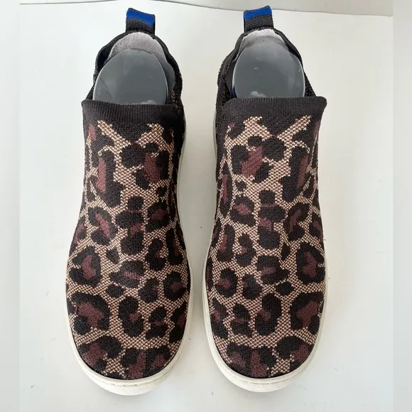 Rothy’s wildcat leopard print Chelsea slip on Sneakers 9