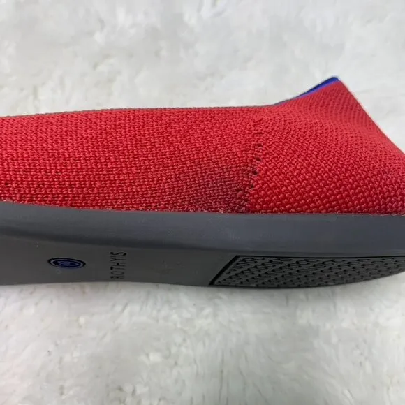 Rothy's Women's Red Chili Le Point Flats Shoes Size 7