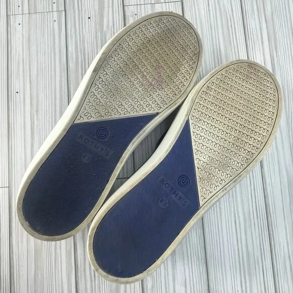 Rothy's Women's The Original Slip On Sneakers in Gray Camo Print Size 6.5
