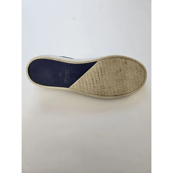 Rothy's Women's The Sneaker Blue Plaid Slip On Sneakers‎ Sz 7.5