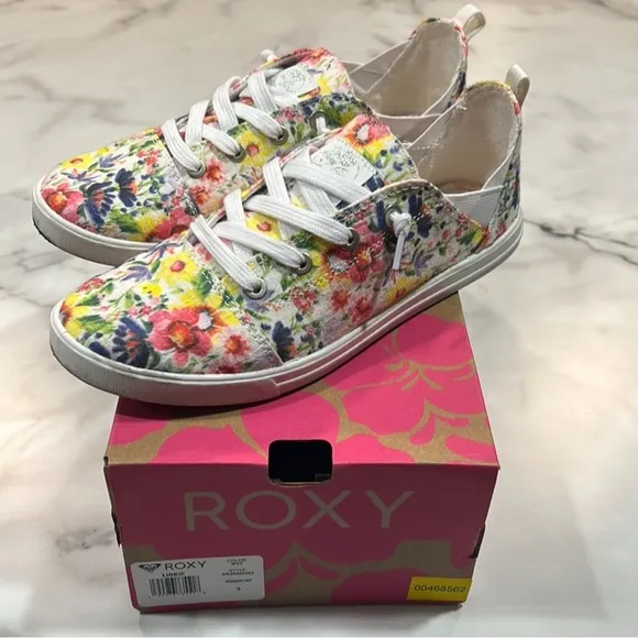 Roxy NIB Libbie Floral sneakers