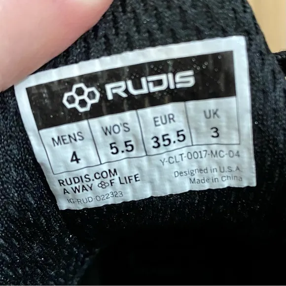 Rudis Colt 3.0 Youth Wrestling Shoes - Blackout Mens Size 4 Women’s 5.5