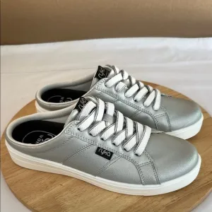 Ryka Fixed Lace Sneaker Mules - Viv Classic Mule 7.5M silver