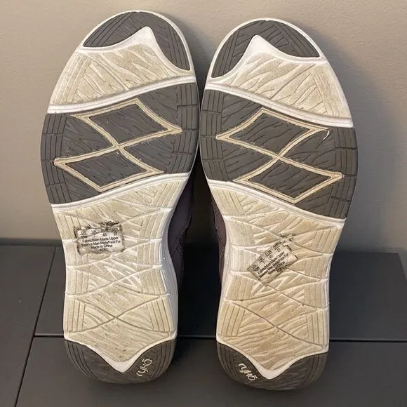 Ryka Adel Women's Slip On Brown Snakeskin Print Sneakers - Size 10W