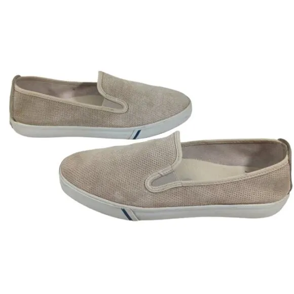 S2428 GUC $128 Johnnie-O Stealth Suede Sneakers size 9M