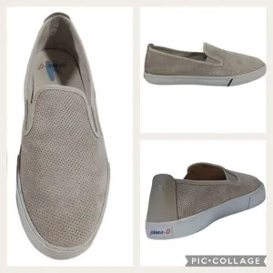 S2428 GUC $128 Johnnie-O Stealth Suede Sneakers size 9M