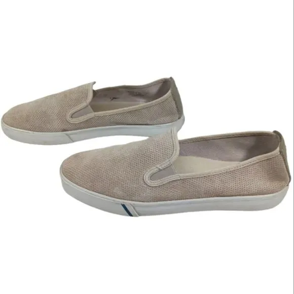 S2428 GUC $128 Johnnie-O Stealth Suede Sneakers size 9M