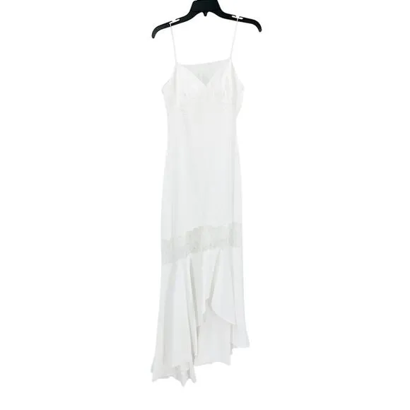 SACHIN   BABI Dress Size 2 Evening Gown NEW Candace Lace Cream Ivory Hi Low