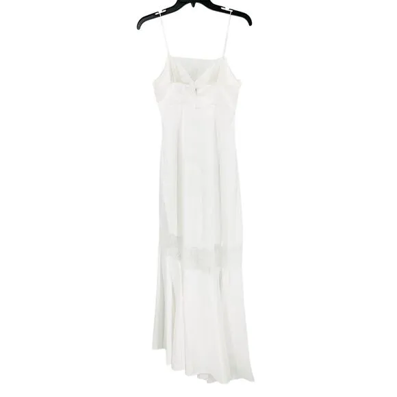 SACHIN   BABI Dress Size 2 Evening Gown NEW Candace Lace Cream Ivory Hi Low