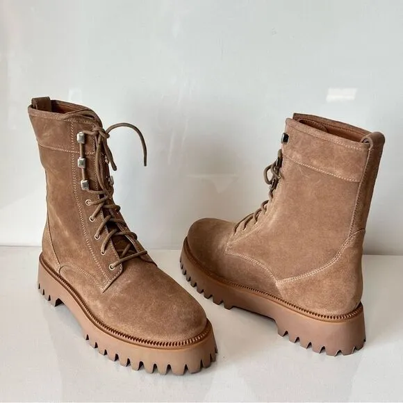 Saint G Anastasia Lace Up High Ankle Boots