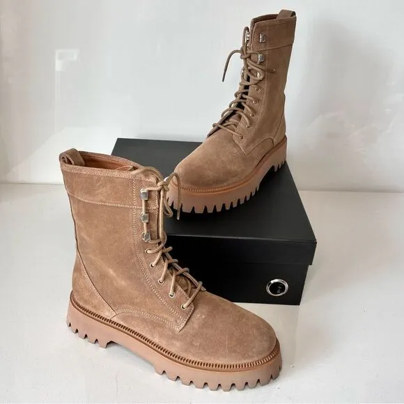 Saint G Anastasia Lace Up High Ankle Boots