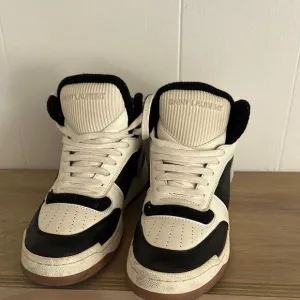Saint Laurent Black and White Sneakers