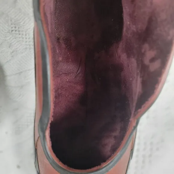 Salisbury by Honeywell step-in work overshoe galoshes size 11 brown big lug sole