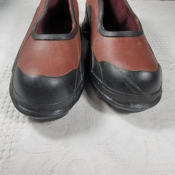 Salisbury by Honeywell step-in work overshoe galoshes size 11 brown big lug sole