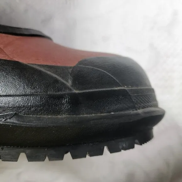 Salisbury by Honeywell step-in work overshoe galoshes size 11 brown big lug sole